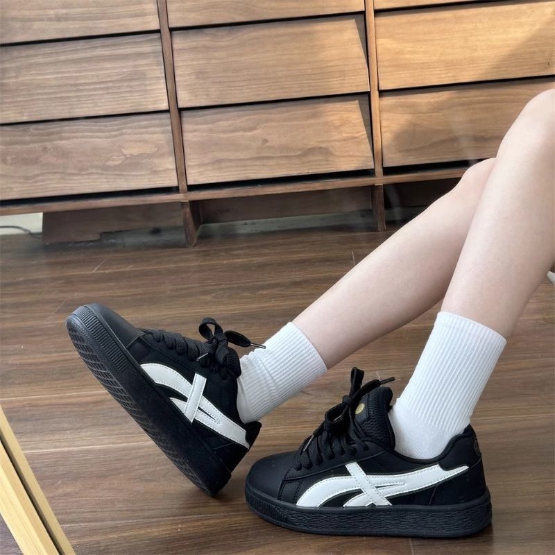 Women's Fashion Sneakers with High Rubber Sole and Breathable Upper Material Mune Fashion