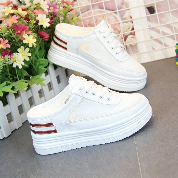 Women Sneakers with high platform sole and elegant strap processing Mune Fashion
