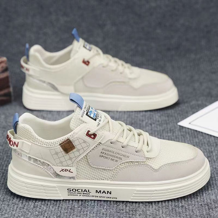 Women's sporty leisure sneakers with breathable upper material and shock-absorbing sole Mune Fashion