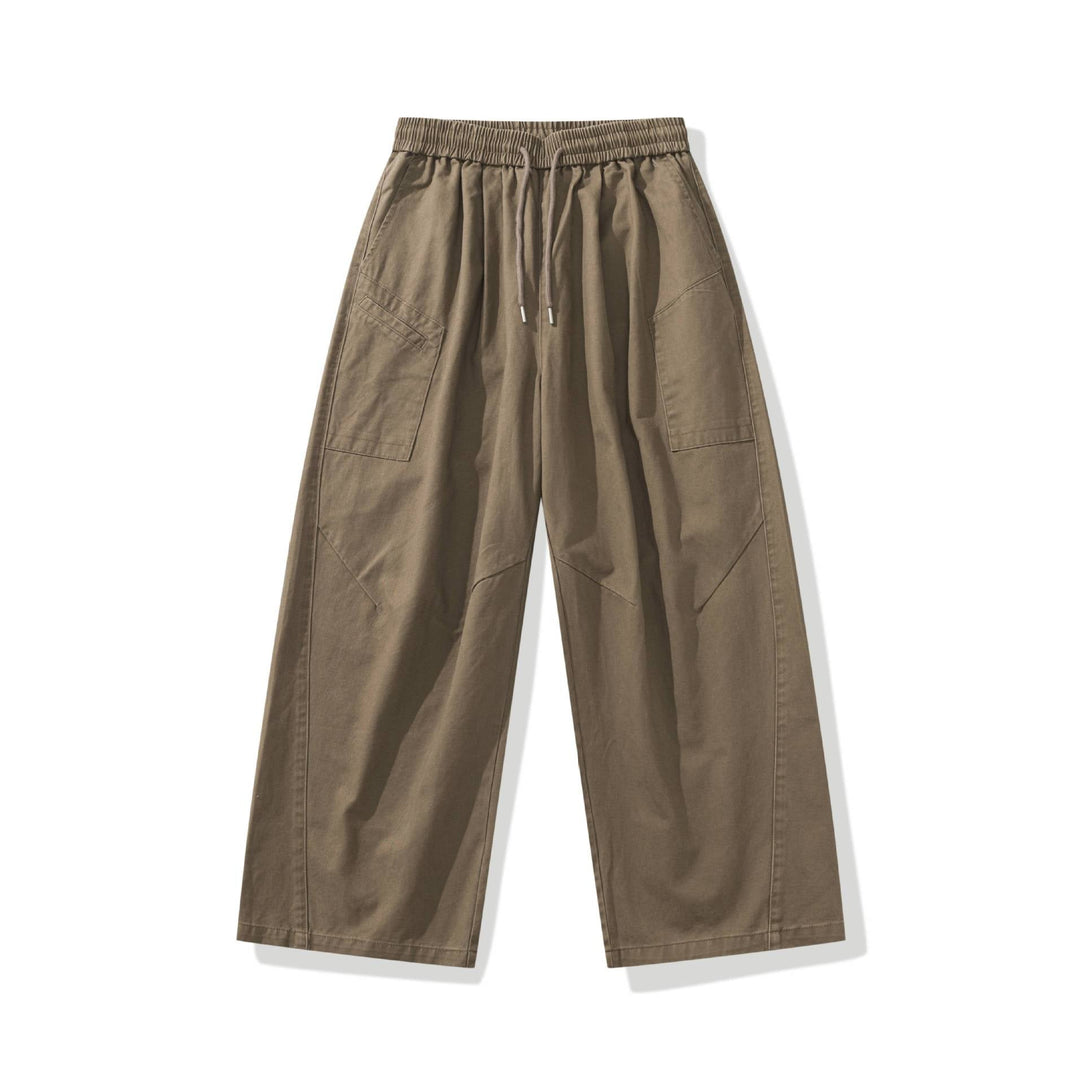 Women's loose Cargo pants with elastic waistband and drawstring Mune Fashion