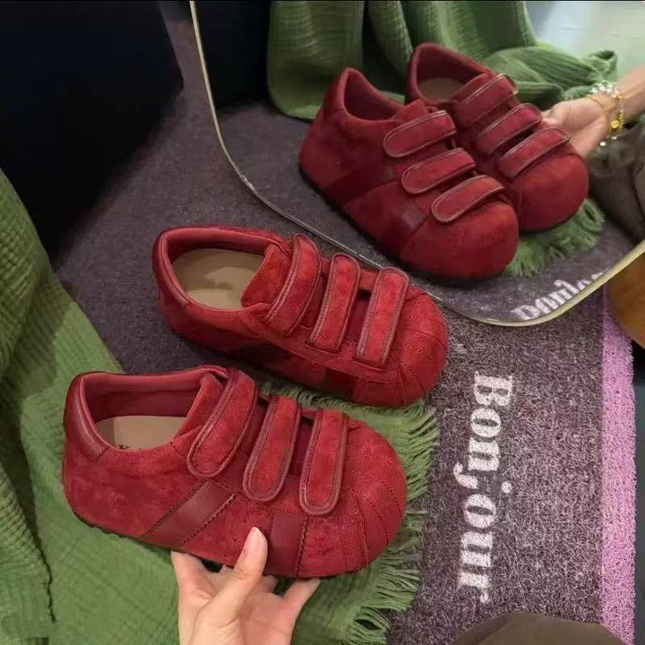 Women's Sporty Sneakers with Velcro Closure Mune Fashion