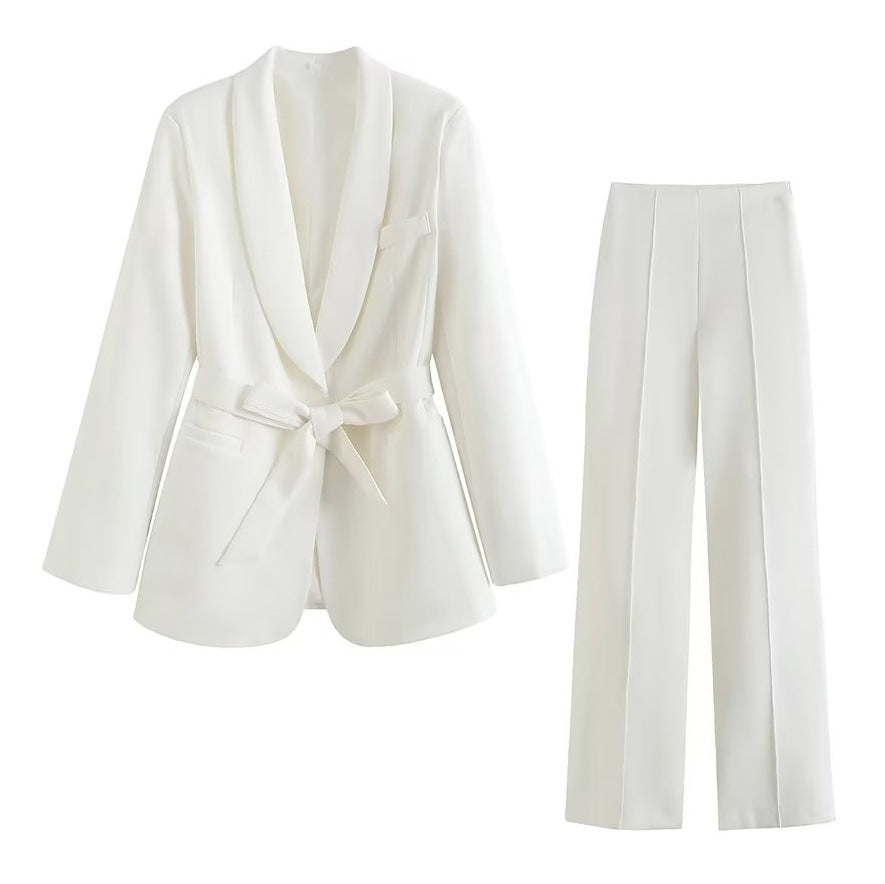 Women's Elegant High-Waist Palazzo Pants with Continuous Pressed Pleat and Clean Finish Mune Fashion