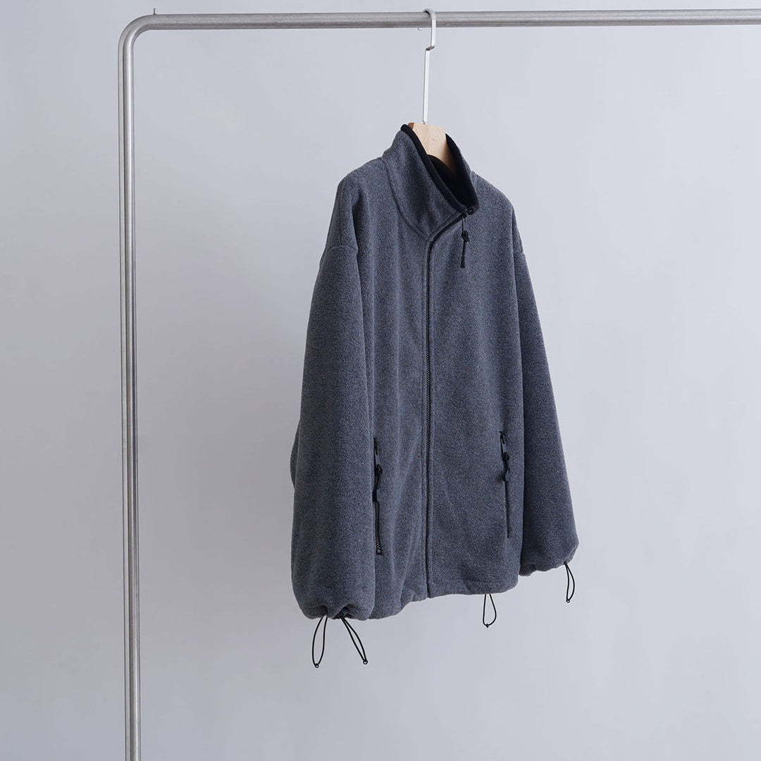 Women's Sporty Fleece Jacket with High Collar Mune Fashion