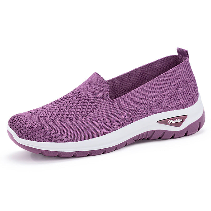 Women nan seamless knit slip-on with padded memory footbed and flexible profile outsole Mune Fashion