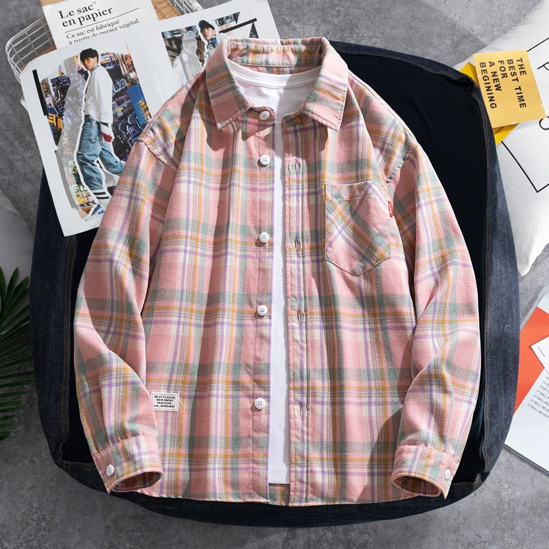 Women Checked Casual Blouse Mune Fashion