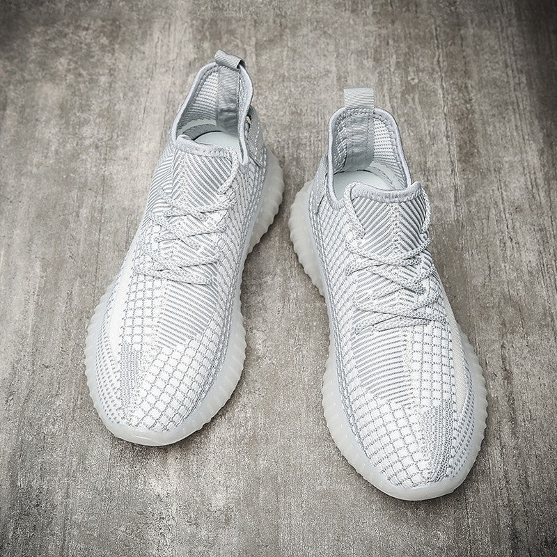 Unisex Knit Sneakers with sock-like shaft and profiled rubber sole Mune Fashion