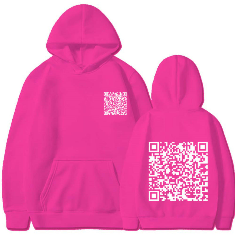 Women's Sporty Hoodie with QR Code Mune Fashion