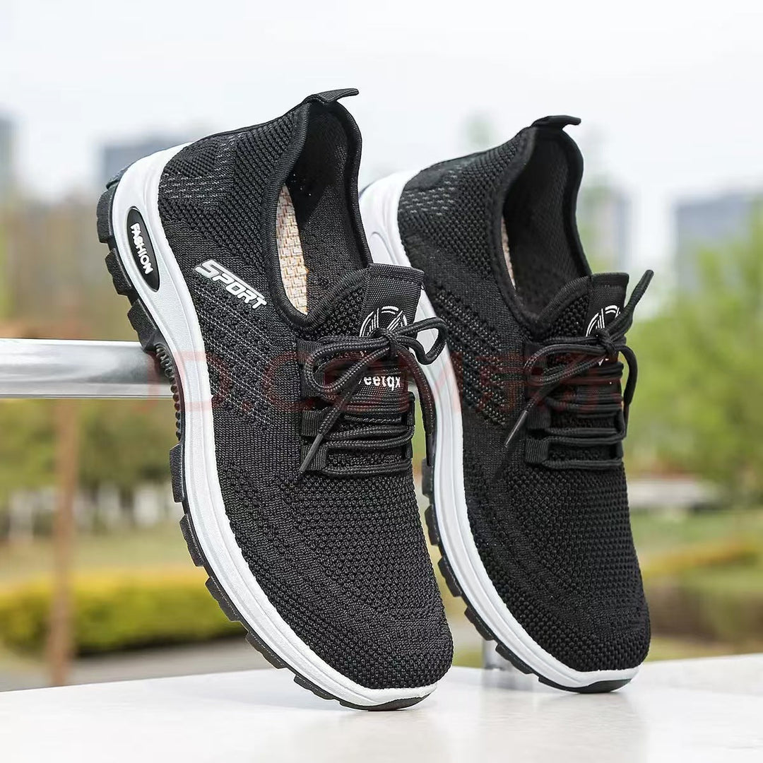 Women Sporty Sneakers with Elastic Upper and Non-Slip Sole Mune Fashion