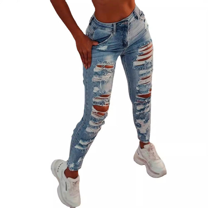 Women’s skinny jeans in distressed look Mune Fashion
