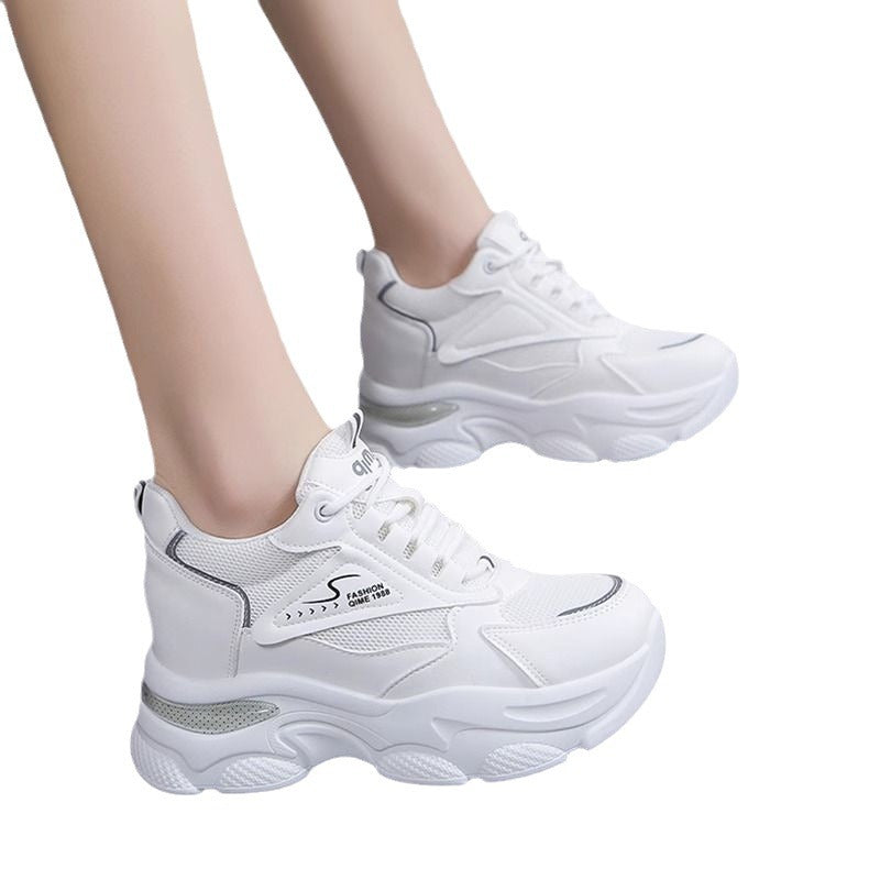Women’s Sporty Chunky Sneakers with Breathable Mesh Upper and Cushioned Sole Mune Fashion