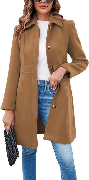 Women's Elegant Wool Coat