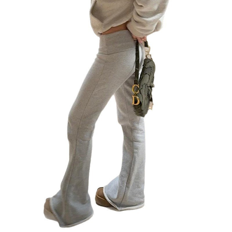 Women's soft high-waist yoga flared pants with a flared leg and stretch waistband Mune Fashion