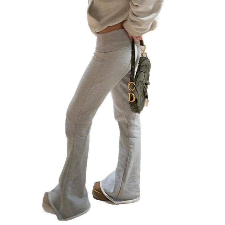 Women's soft high-waist yoga flared pants with a flared leg and stretch waistband Mune Fashion