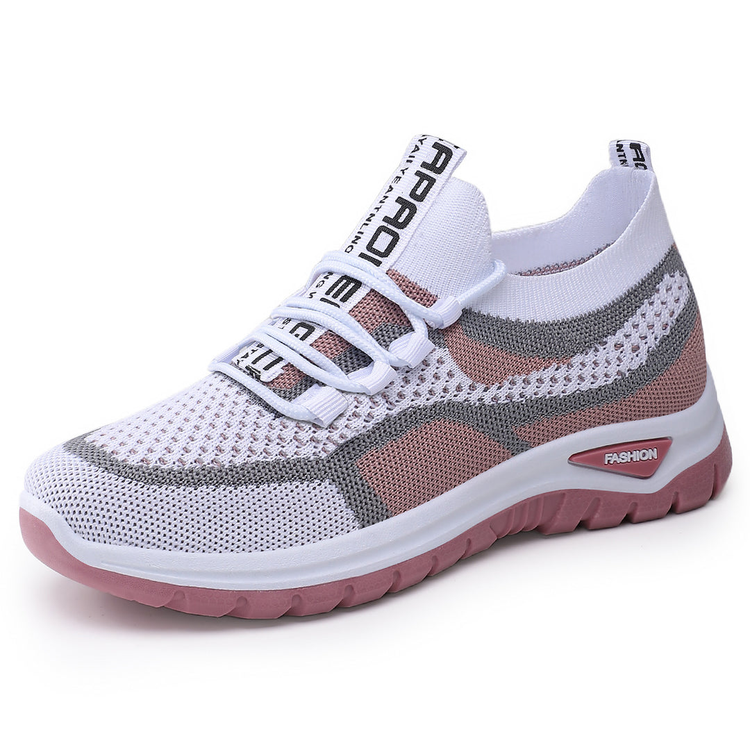Women's nan sock-like platform sneakers with breathable knit upper and cushioning EVA sole Mune Fashion