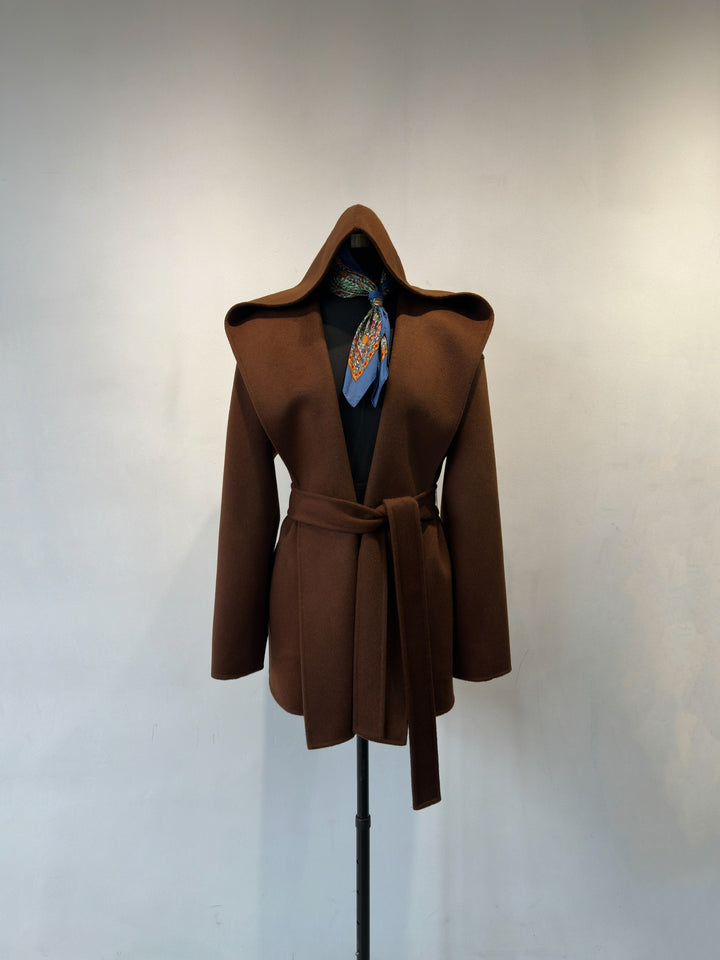 Women Chic Oversized Wrap Coat Drune