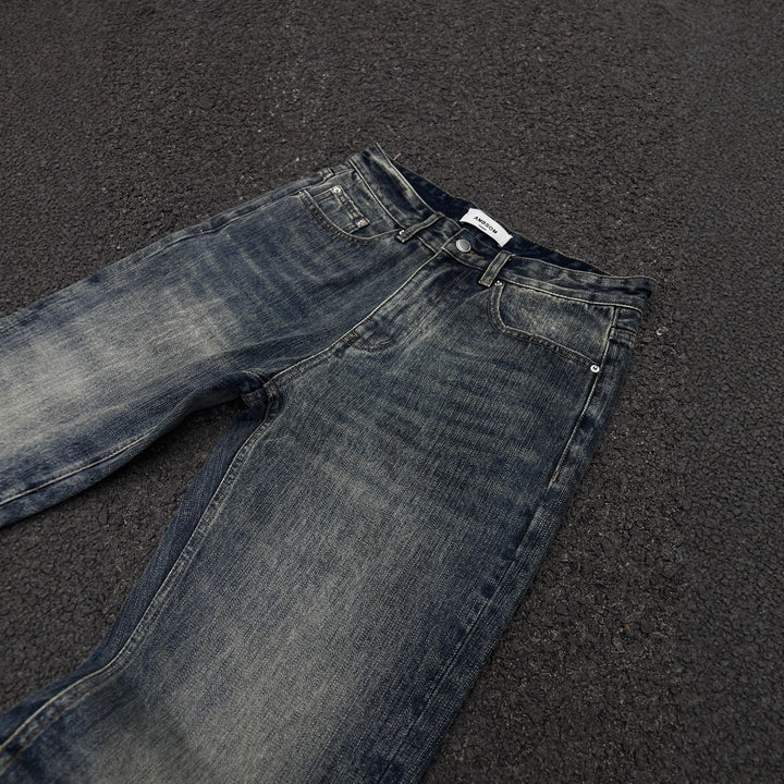 Men's Classic Denim Jeans in Vintage Style Mune Fashion
