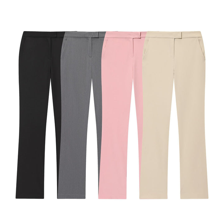 Women's tailored suit trousers with straight leg, concealed seam and side pockets Mune Fashion