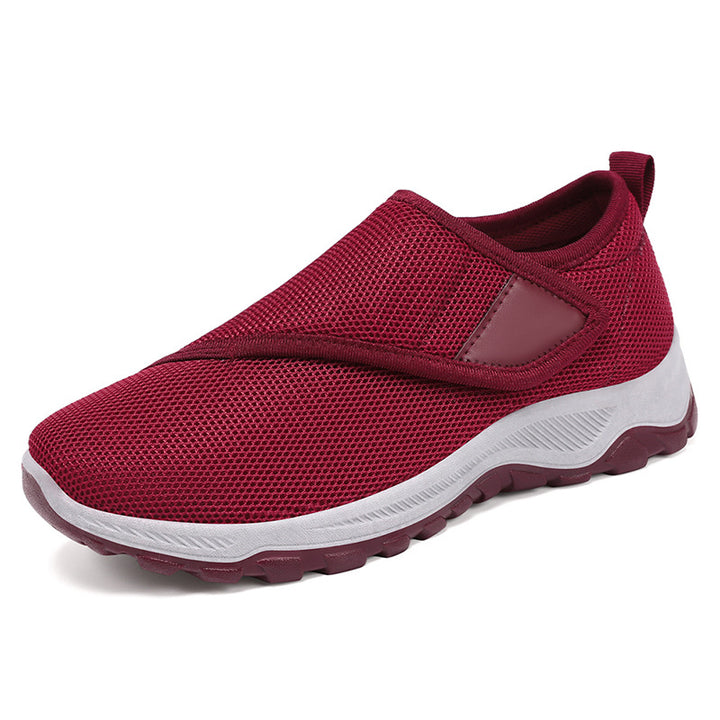 Men's breathable slip-on mesh sneakers with Velcro, padded comfort sole and slip-resistant profile sole Mune Fashion