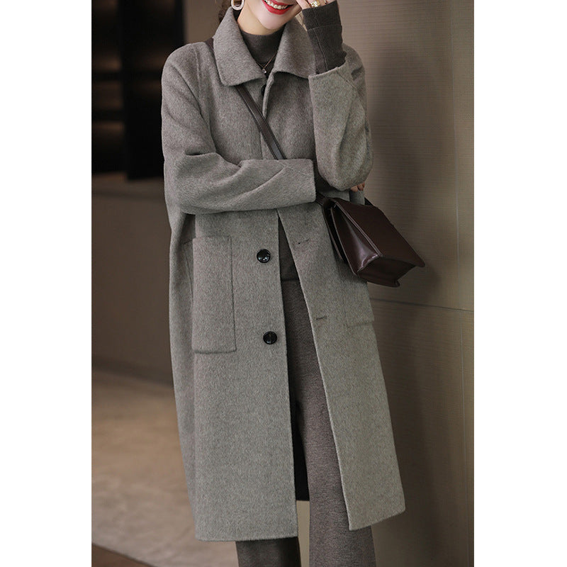 Women Stylish Wool Coat Mune Fashion