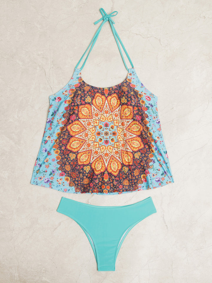 Women's tankini set with stylish pattern and casual cut Mune Fashion