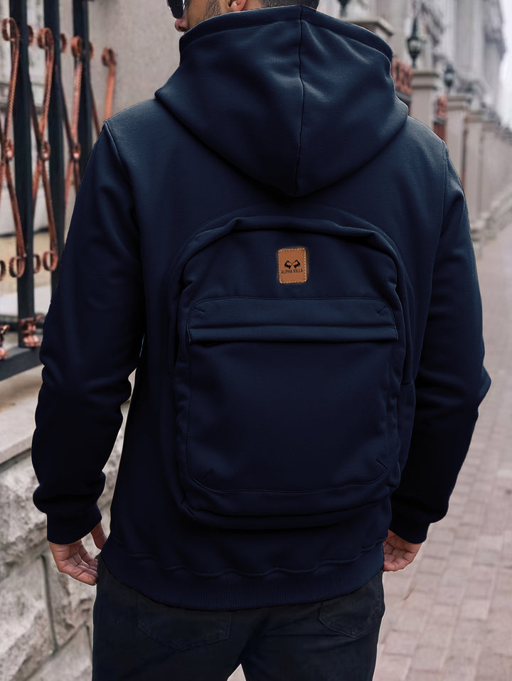 Men's Casual Hoodie with Practical Pockets Mune Fashion