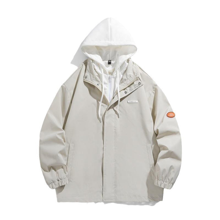 Women's Fashionable Transitional Jacket with Hood and Adjustable Cuffs Mune Fashion