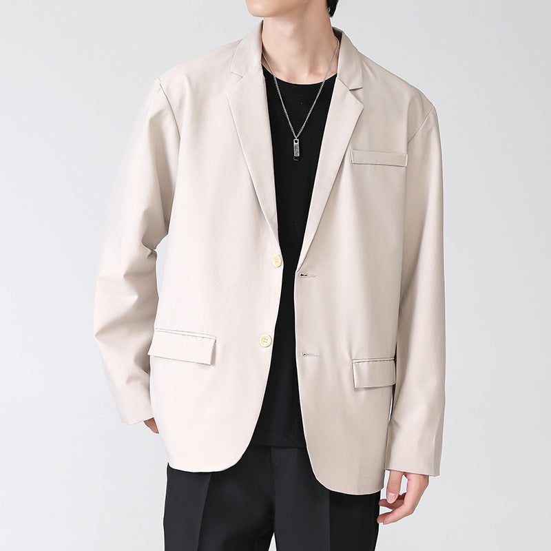 Men's blazer in relaxed fit with two-button closure and flap pockets Mune Fashion