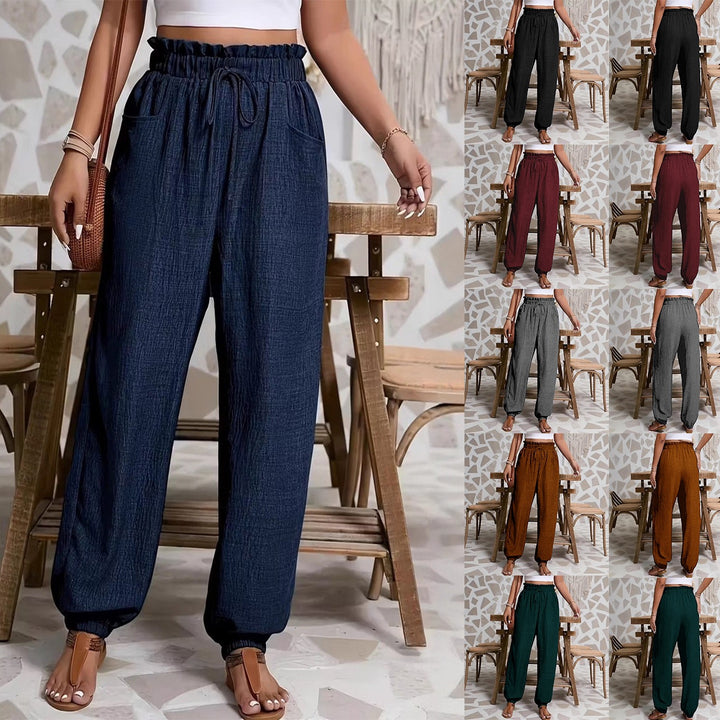 Women's wide paperbag pants Mune Fashion