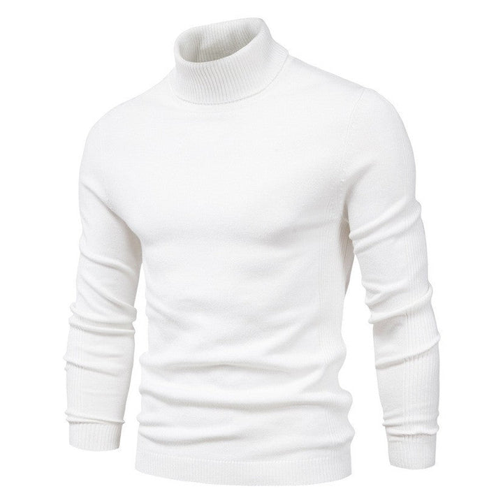 Men's Fashionable Turtleneck Sweater Made Of Fine Merino Wool Mune