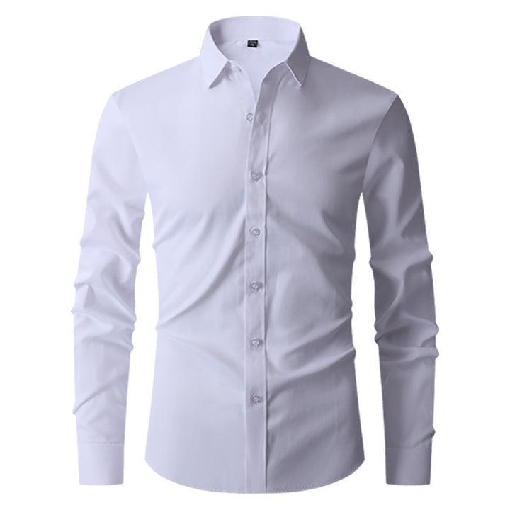 Men's tailored business shirt with Kent collar and stretch comfort Mune Fashion