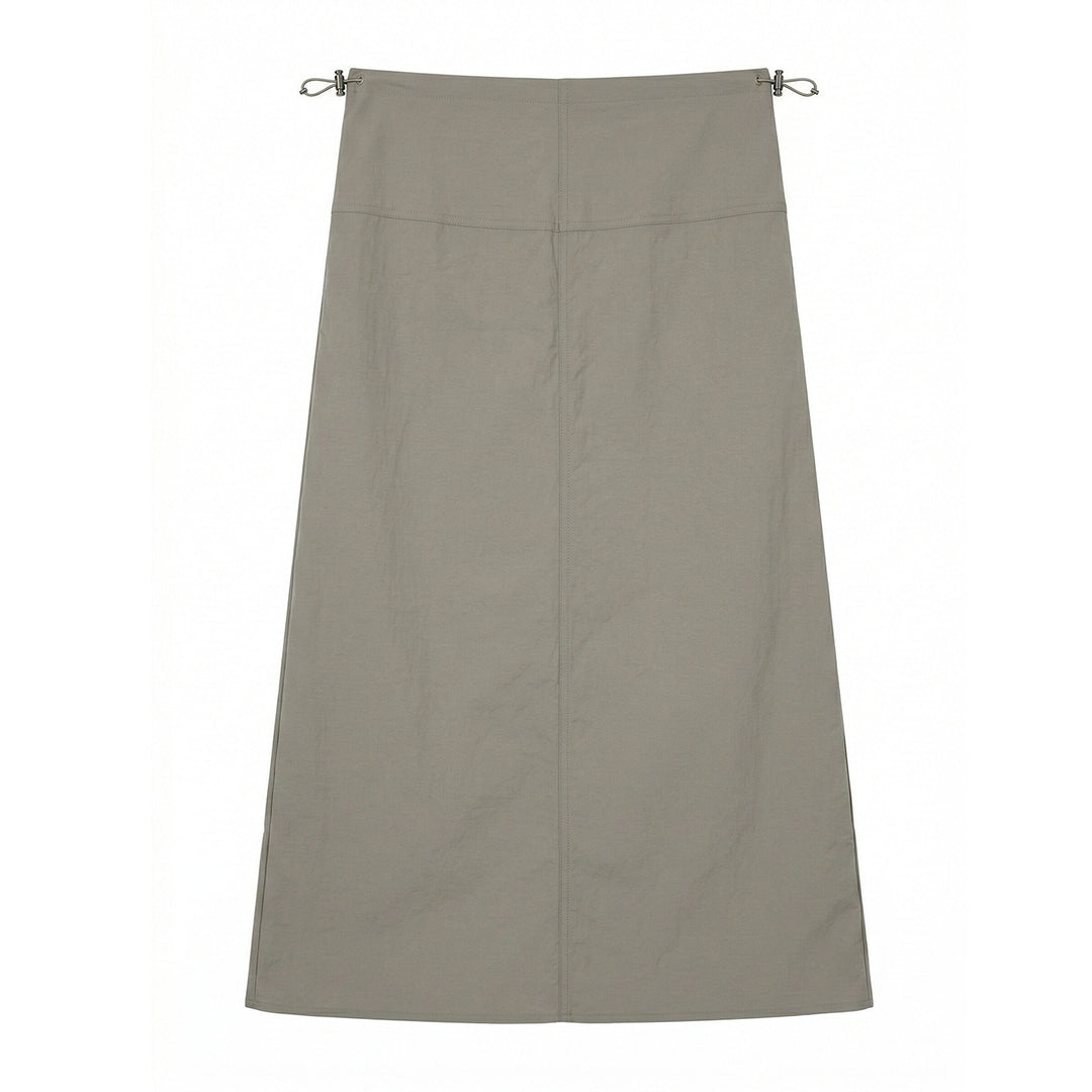 Damen Eleganter Midirock mit Taillenband Mune Fashion
