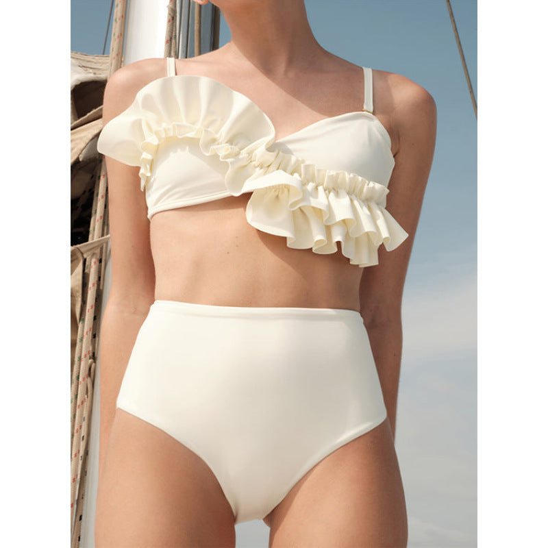 Ladies fashionable ruffled swimsuit Mune Fashion