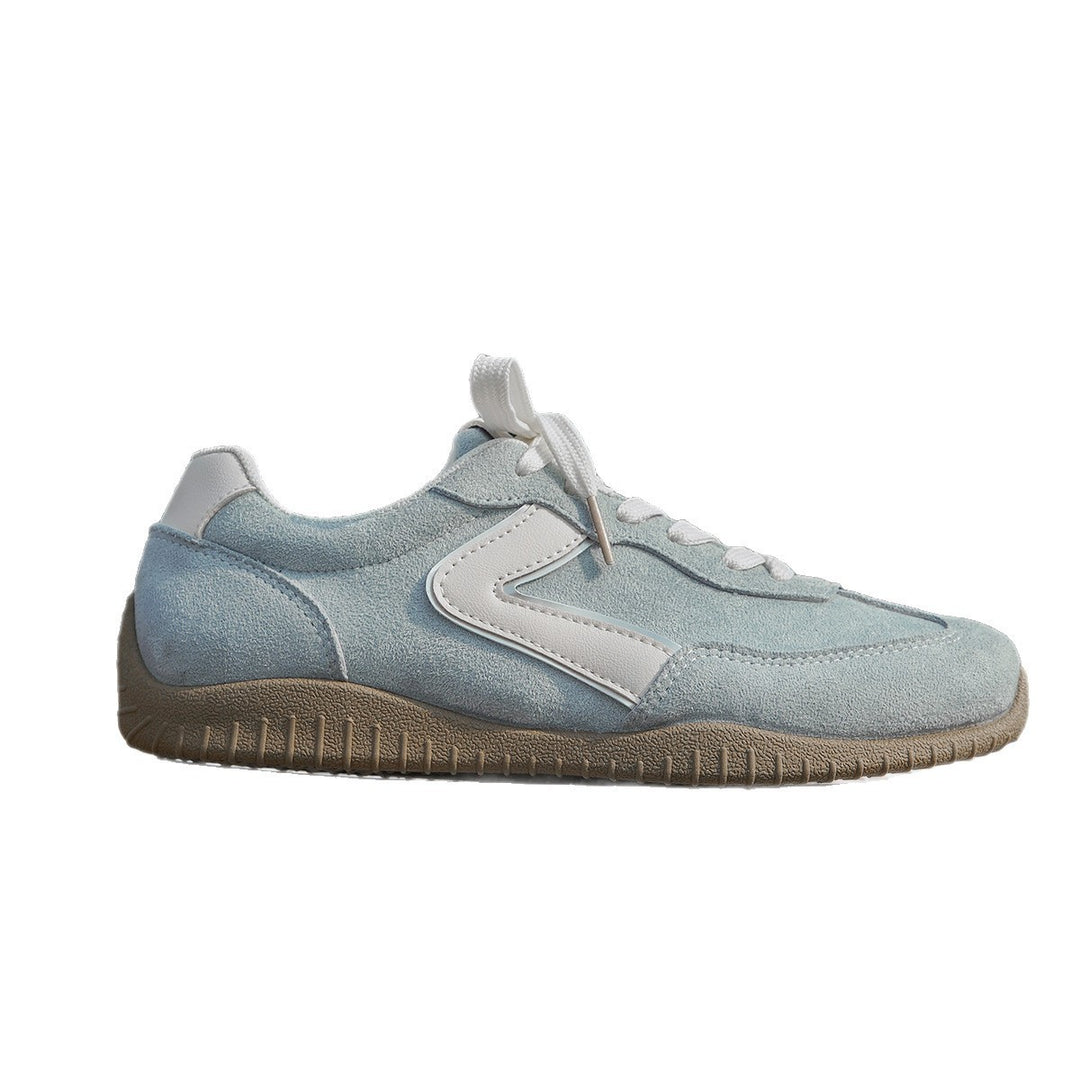 Damen Veloursleder-Optik Casual-Sneaker mit ergonomischer Komfortsohle Mune Fashion