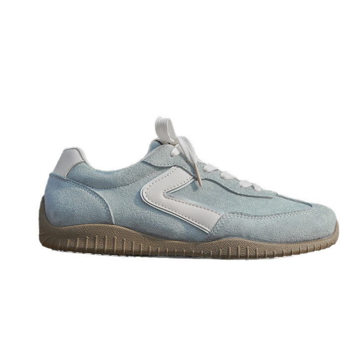 Damen Veloursleder-Optik Casual-Sneaker mit ergonomischer Komfortsohle Mune Fashion