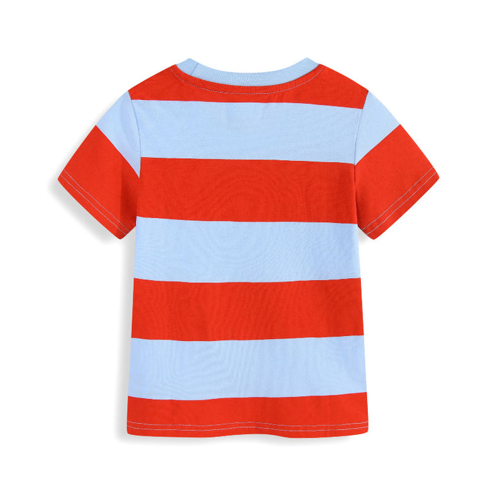 Boys T-shirt with colorful construction vehicle motif Mune Fashion