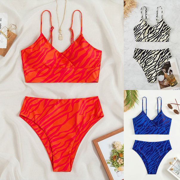 Women's Triangle Bikini Set with fashionable Wrap Design Mune Fashion