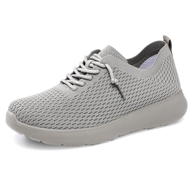 Women's knitted slip-on sneakers with sock-like upper, elastic lacing, and cushioned EVA sole Mune Fashion
