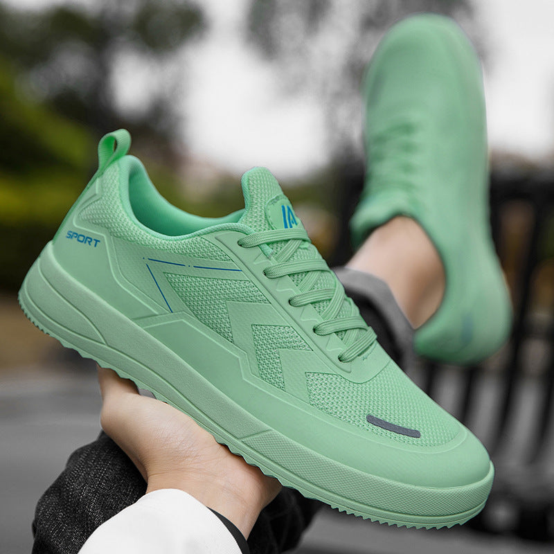 Unisex nan urban breathable mesh sneakers with serrated grippy outsole and padded entry Mune Fashion