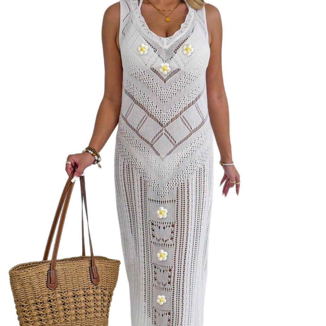 Women’s crochet dress with floral design Mune Fashion