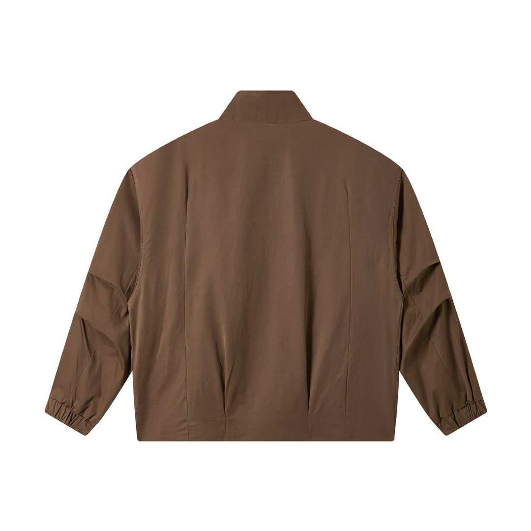 Men's short-cut utility blouson with high funnel collar and flap pockets Mune Fashion