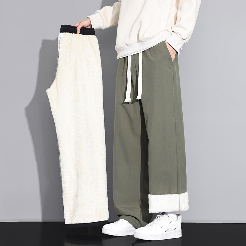Men's Stylish Relaxed Fit Fleece Pants