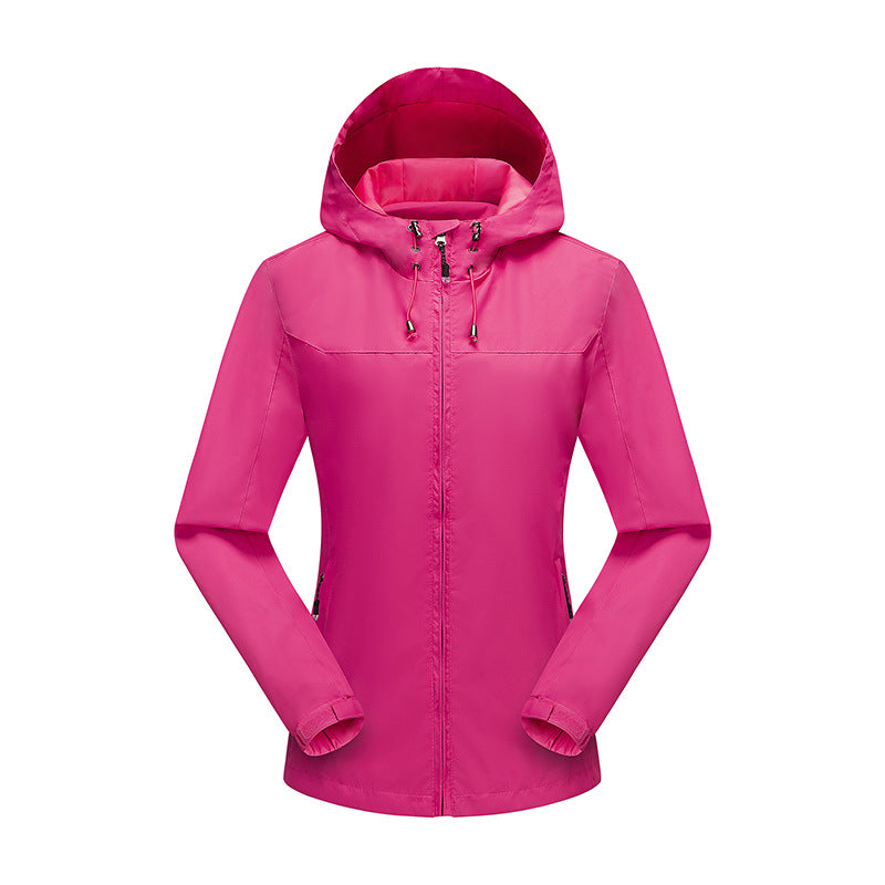 Men's ultralight packable rain jacket with adjustable hood and elastic cuffs Mune Fashion