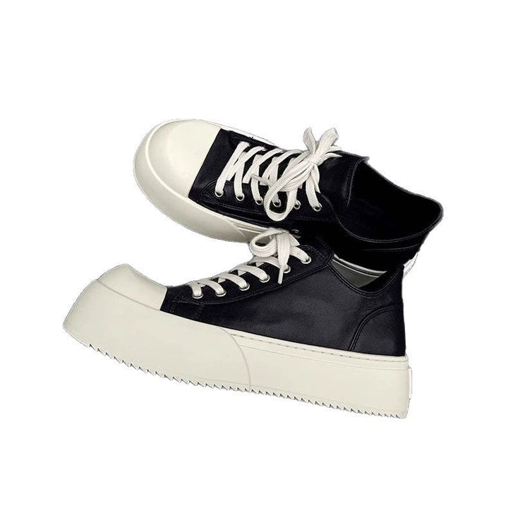 Women's High Sneakers with Trendy Platform Sole and Durable Upper Material Mune Fashion