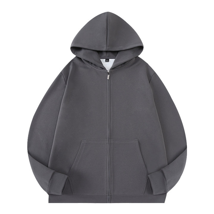 Unisex Oversize Hooded Zip Jacket made of French Terry with concealed seam construction Mune Fashion