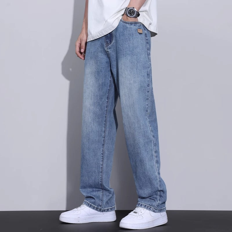 Men's Comfortable Loose-Fitting Jeans Mune Fashion