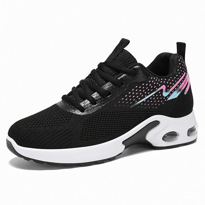 Women Sports Air Cushion Sneakers with Breathable Mesh Upper Mune Fashion