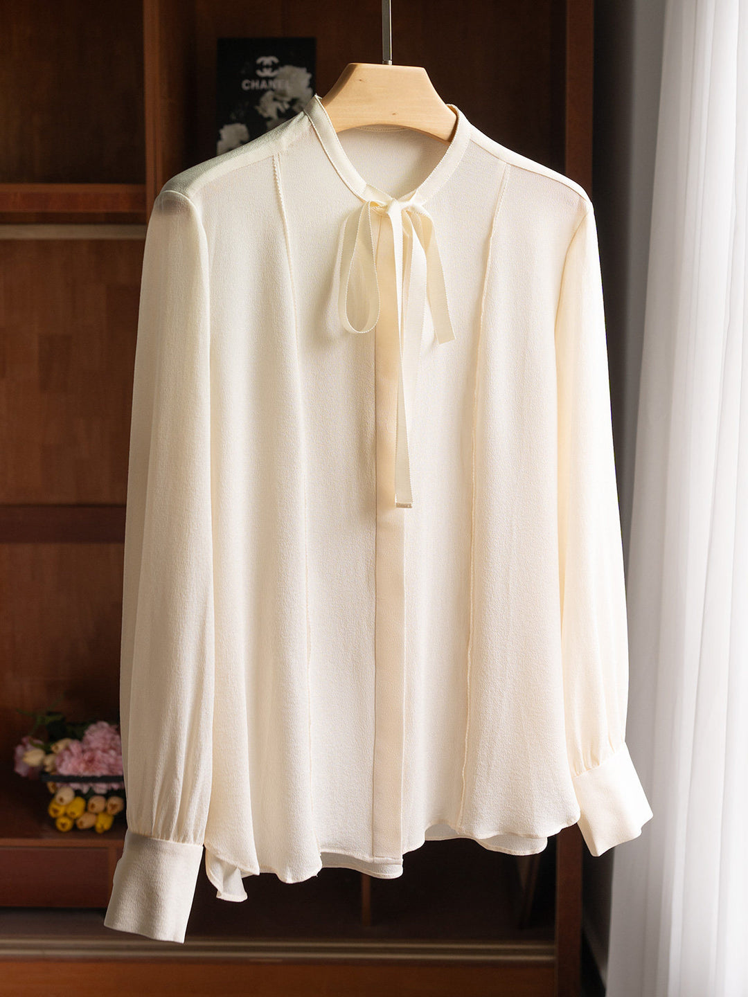 Ladies Noble Blouse with Bow Detail Mune Fashion