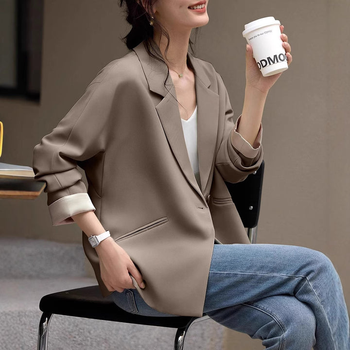 Ladies Elegant oversized Blazer jacket Drune