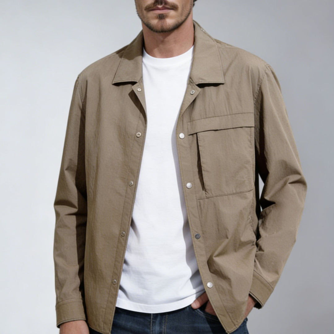 Men's multifunctional overshirt made of technical microfiber Mune Fashion