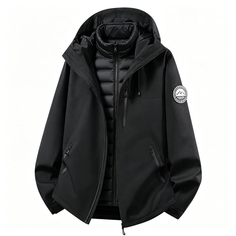 Women's combinable softshell outdoor jacket with removable padded inner jacket Mune Fashion